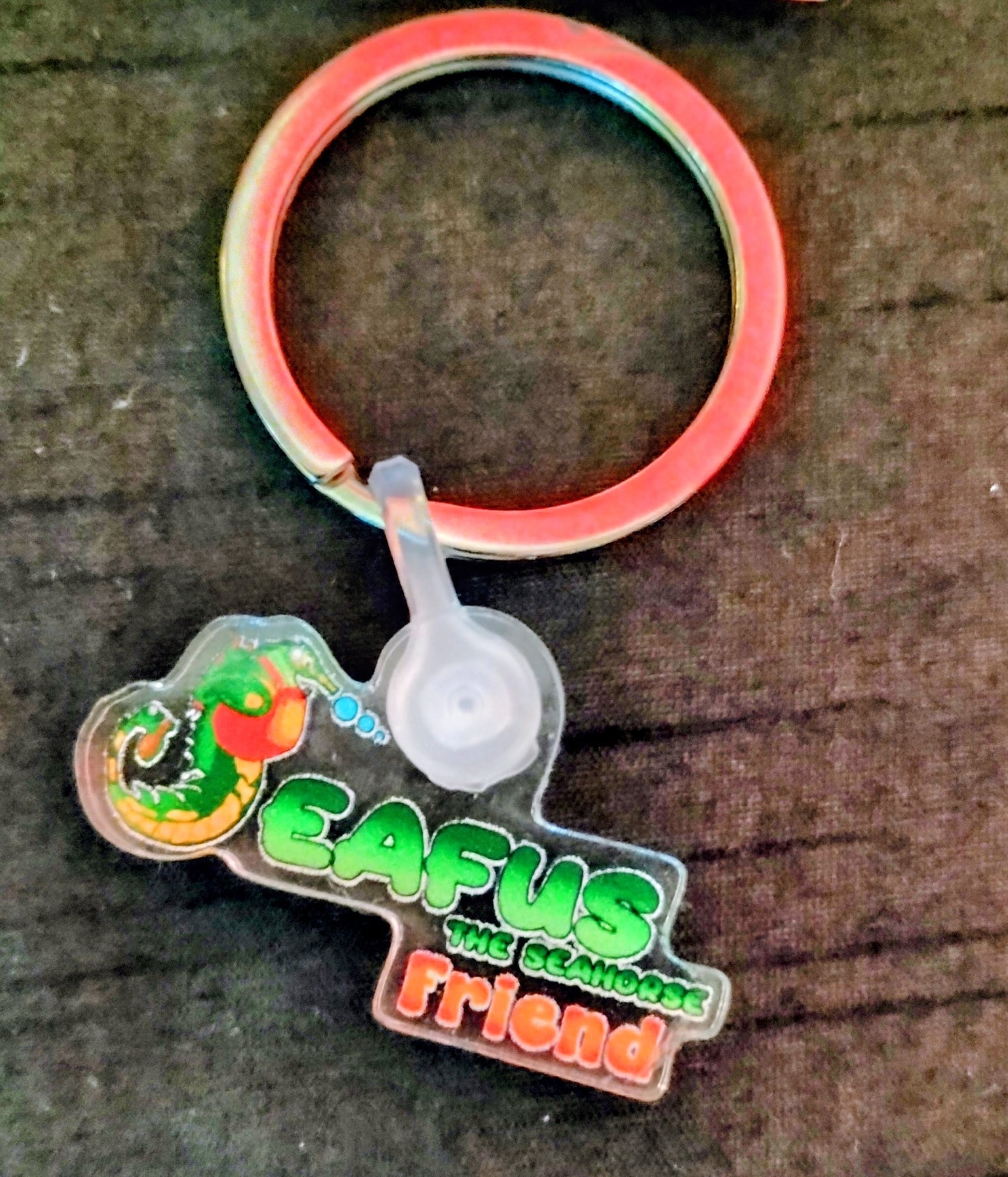 Seafus the Seahorse Keychain